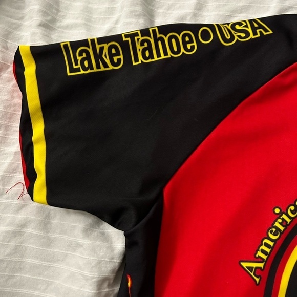 Adult Unisex Bike the west America's beautuful ride Lake Tahoe bicycle jersey XL - Picture 3 of 7